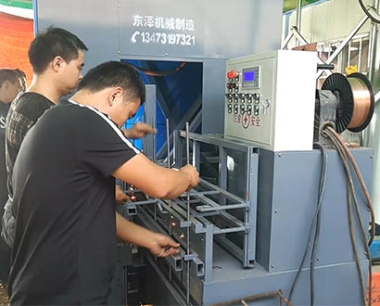2019年9月27号，郑州安装三片止水焊机